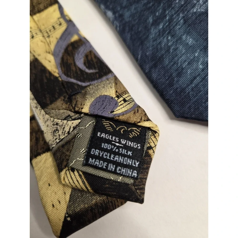 Eagles Wings Religious Ties Lot Of 4 Great Condition